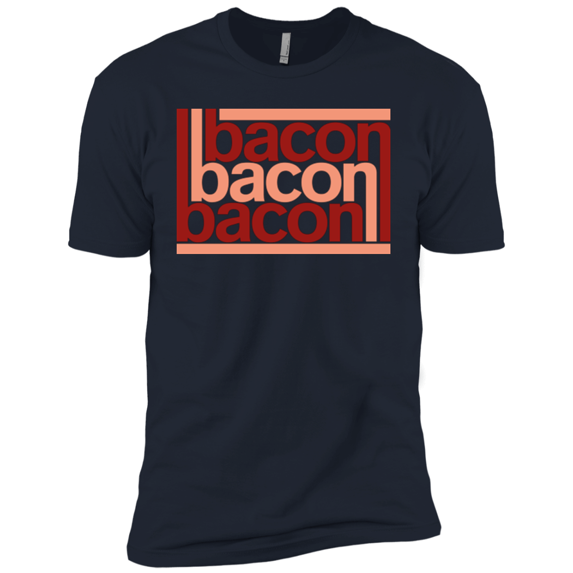 T-Shirts Midnight Navy / YXS Bacon-Bacon-Bacon Boys Premium T-Shirt