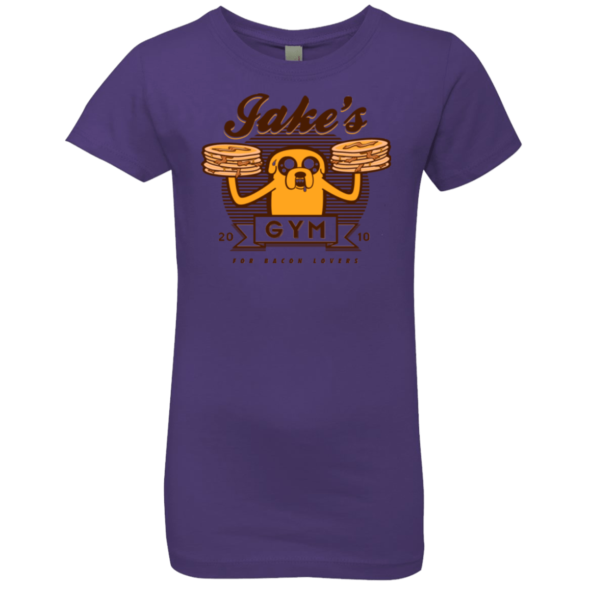 T-Shirts Purple Rush / YXS Bacon lovers gym Girls Premium T-Shirt