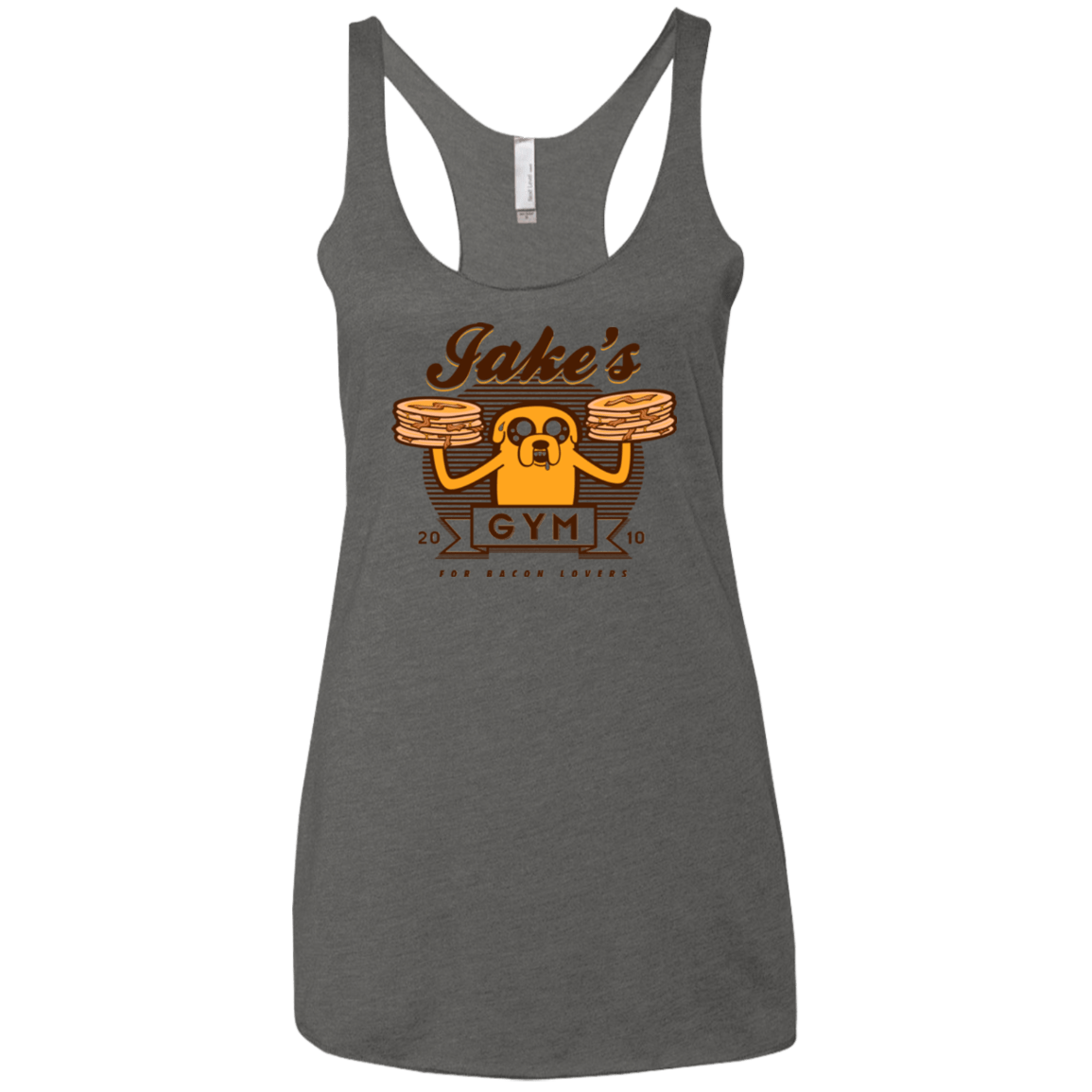 T-Shirts Premium Heather / X-Small Bacon lovers gym Women's Triblend Racerback Tank