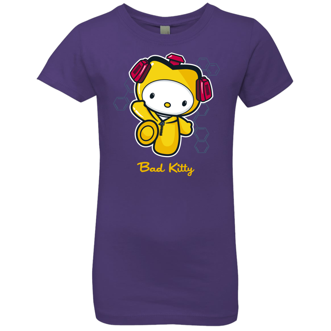 T-Shirts Purple Rush / YXS Bad Kitty Girls Premium T-Shirt