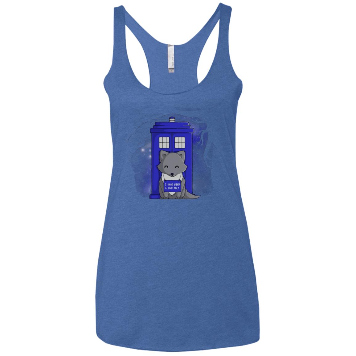 T-Shirts Vintage Royal / X-Small Bad Wolf Women's Triblend Racerback Tank