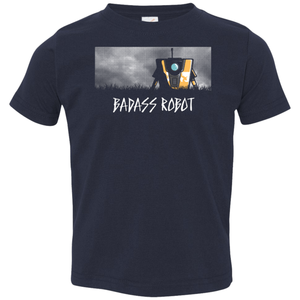 T-Shirts Navy / 2T BADASS ROBOT Toddler Premium T-Shirt