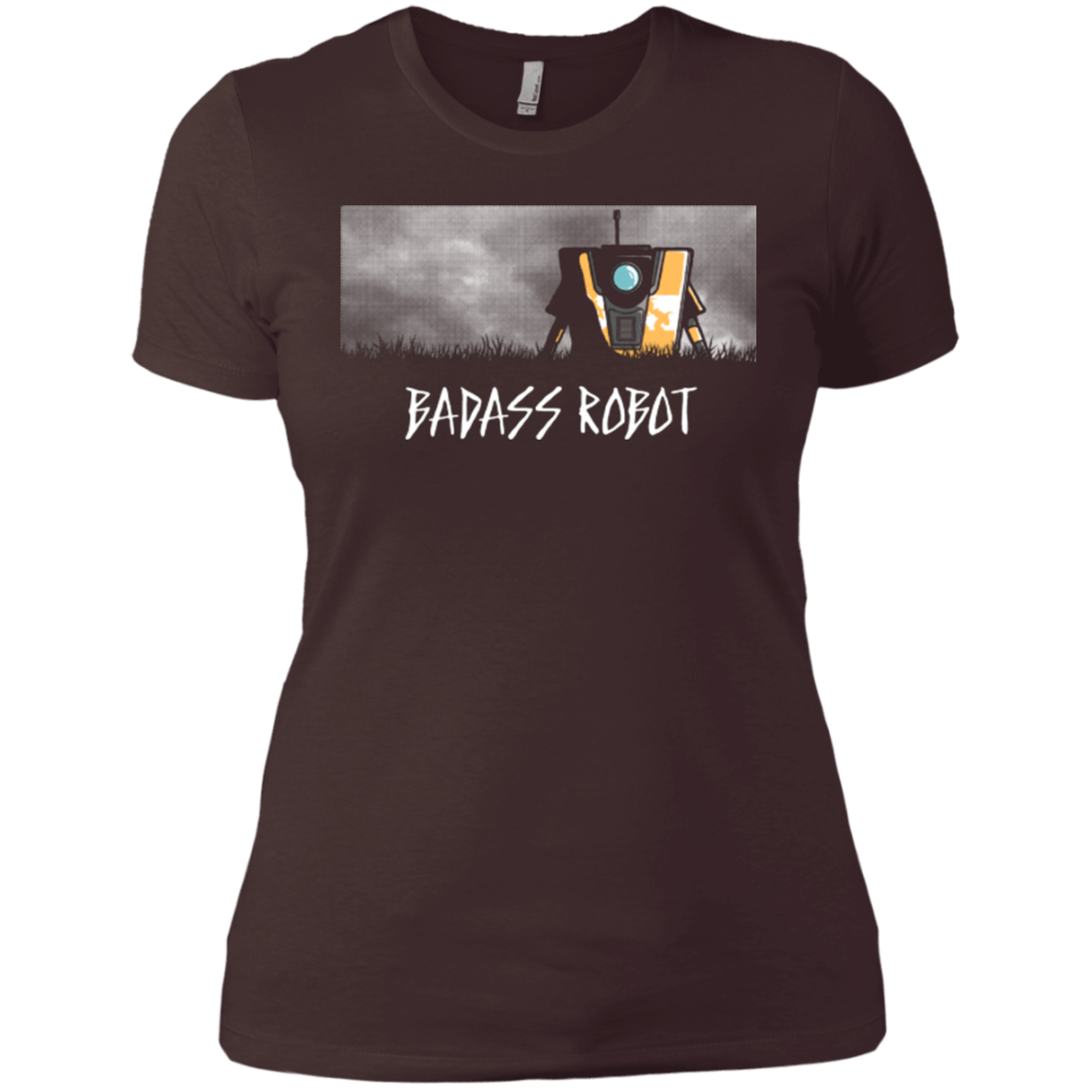 T-Shirts Dark Chocolate / X-Small BADASS ROBOT Women's Premium T-Shirt