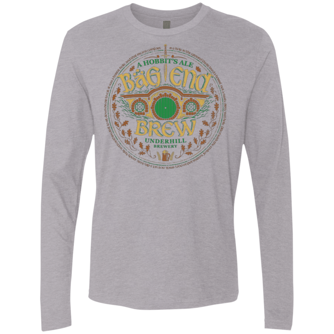 T-Shirts Heather Grey / Small Bag End Brew Men's Premium Long Sleeve