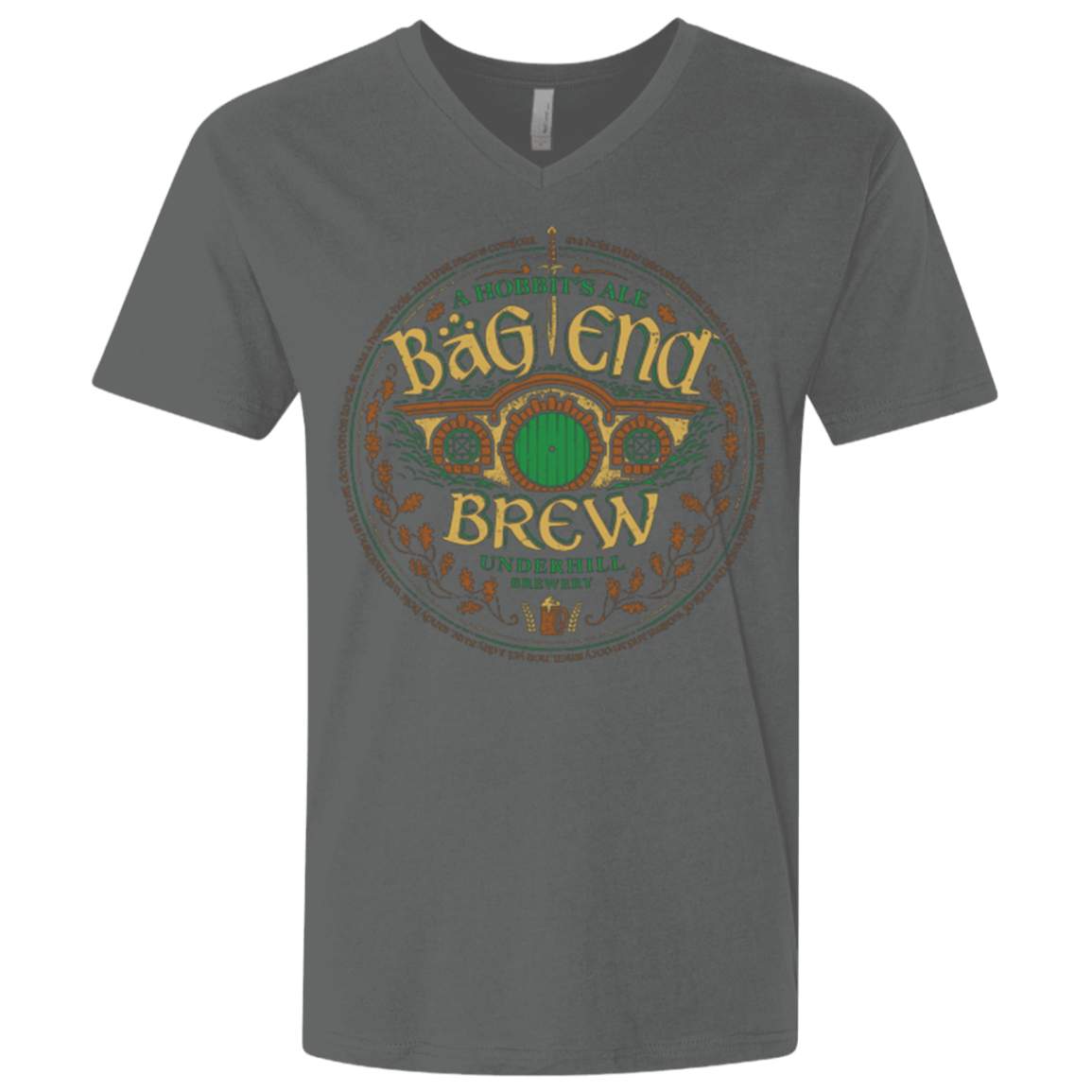 T-Shirts Heavy Metal / X-Small Bag End Brew Men's Premium V-Neck