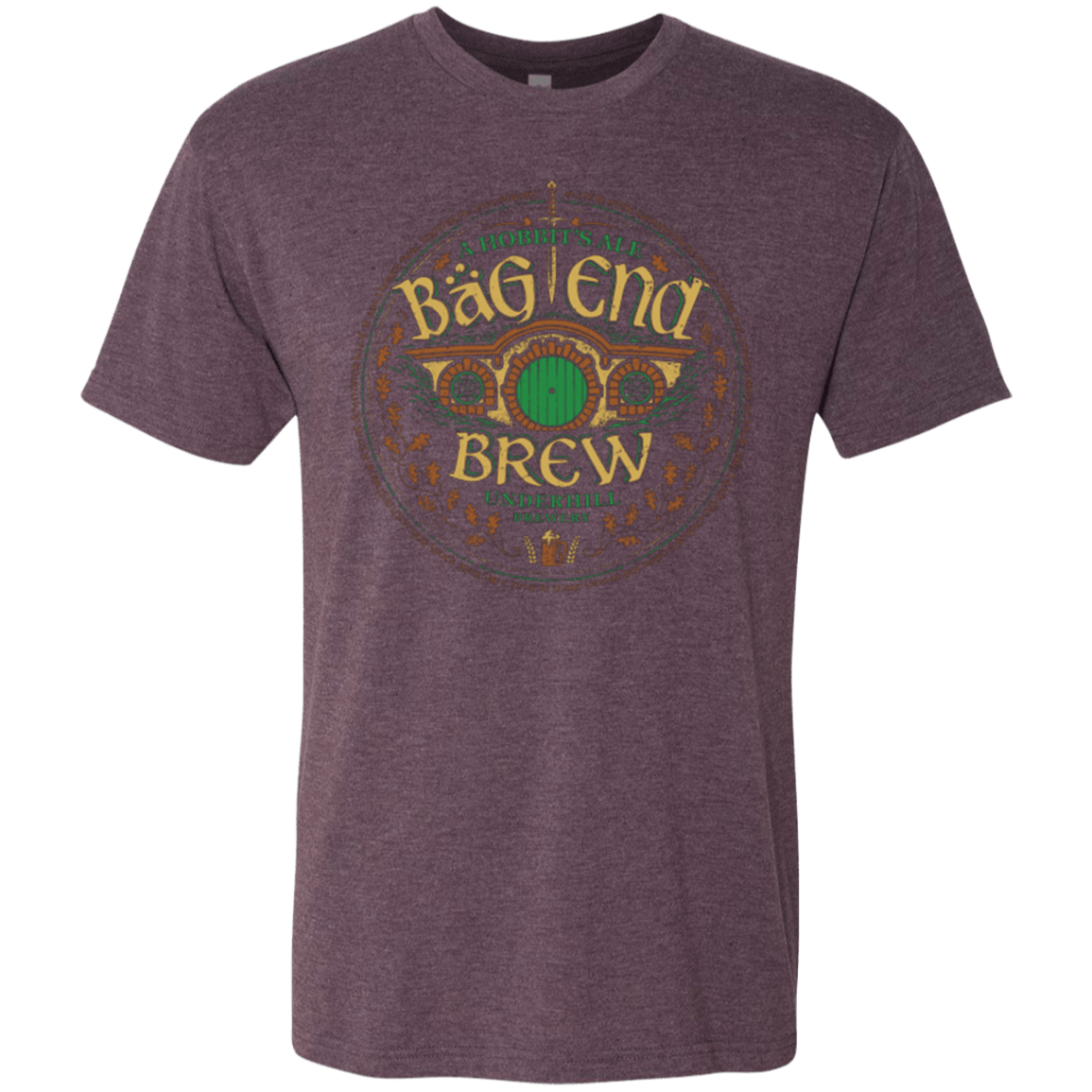 T-Shirts Vintage Purple / Small Bag End Brew Men's Triblend T-Shirt