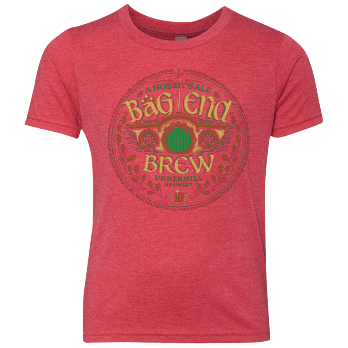 T-Shirts Vintage Red / YXS Bag End Brew Youth Triblend T-Shirt