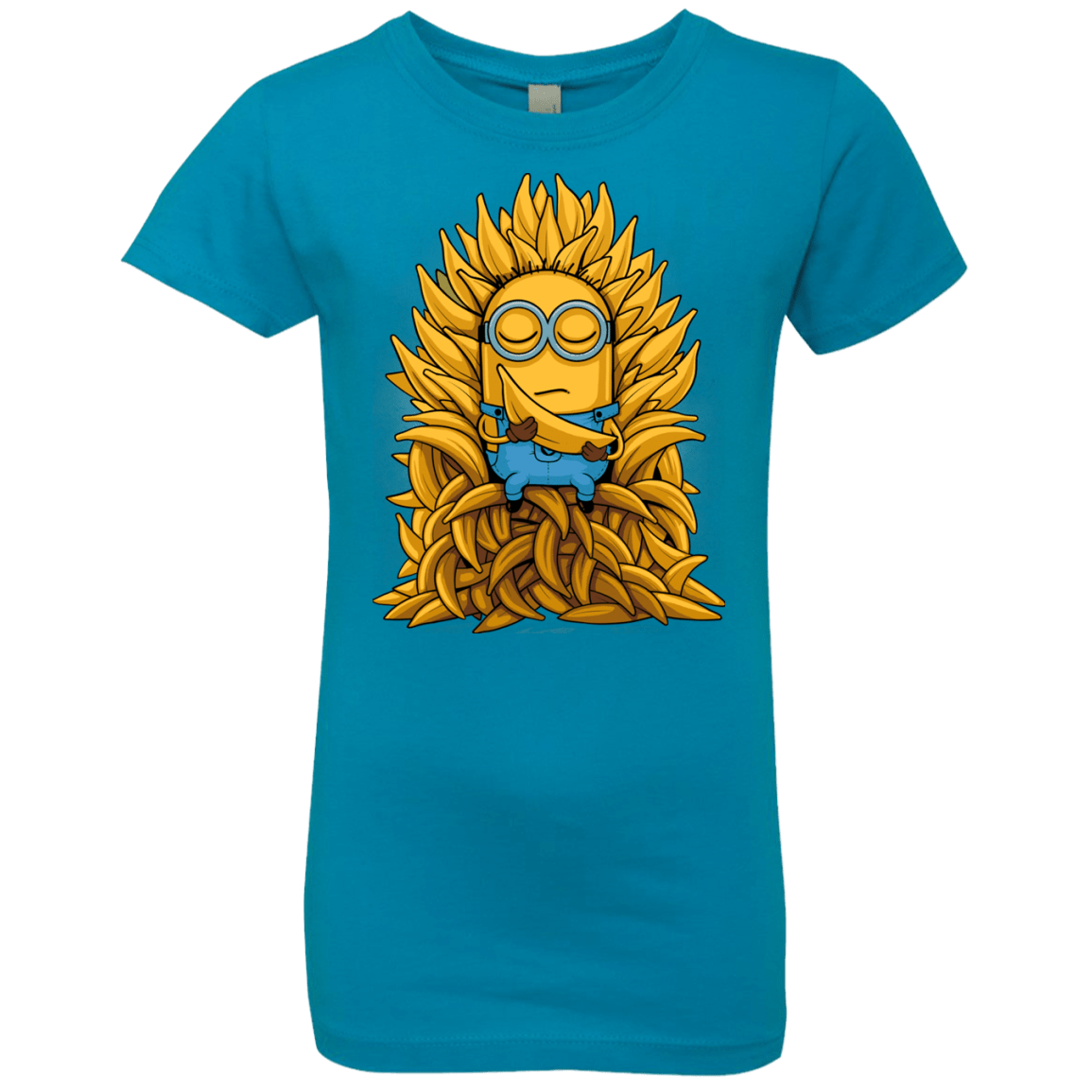 T-Shirts Turquoise / YXS Banana Throne Girls Premium T-Shirt