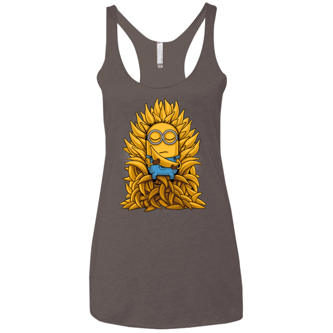 T-Shirts Macchiato / X-Small Banana Throne Women's Triblend Racerback Tank