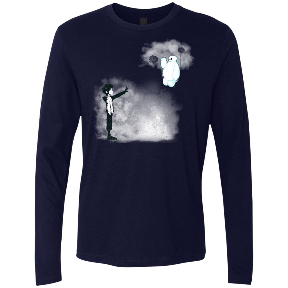 T-Shirts Midnight Navy / Small Banksy Max Men's Premium Long Sleeve