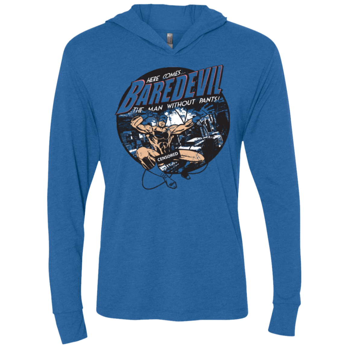 T-Shirts Vintage Royal / X-Small Baredevil Triblend Long Sleeve Hoodie Tee