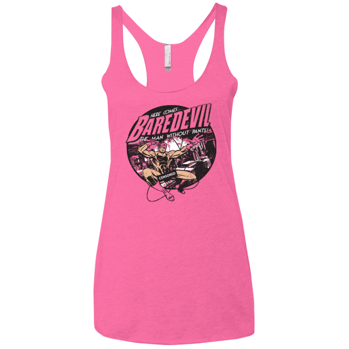 T-Shirts Vintage Pink / X-Small Baredevil Women's Triblend Racerback Tank