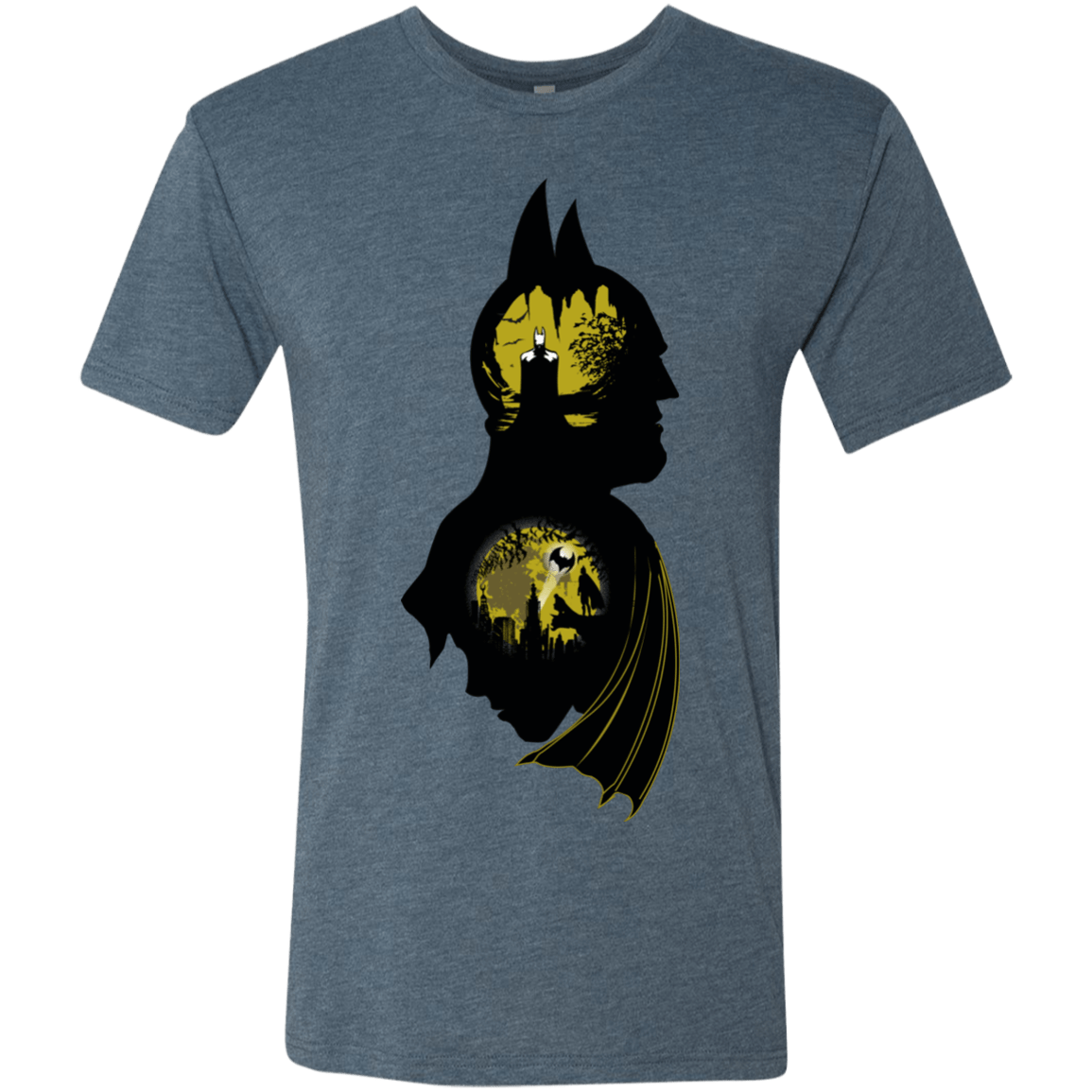 T-Shirts Indigo / Small Bat Detective Men's Triblend T-Shirt