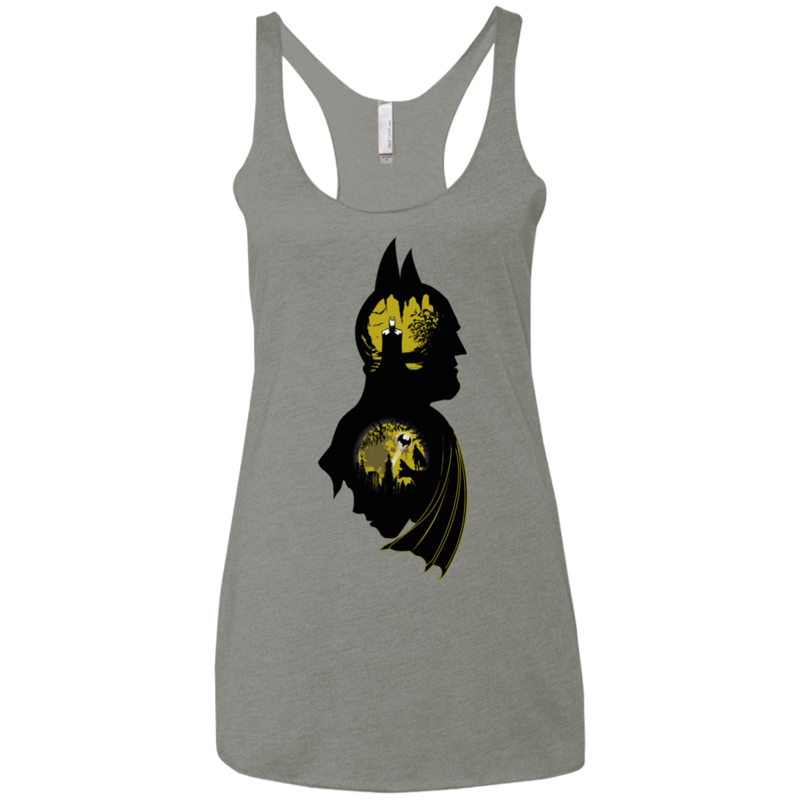 T-Shirts Venetian Grey / X-Small Bat Detective Women's Triblend Racerback Tank