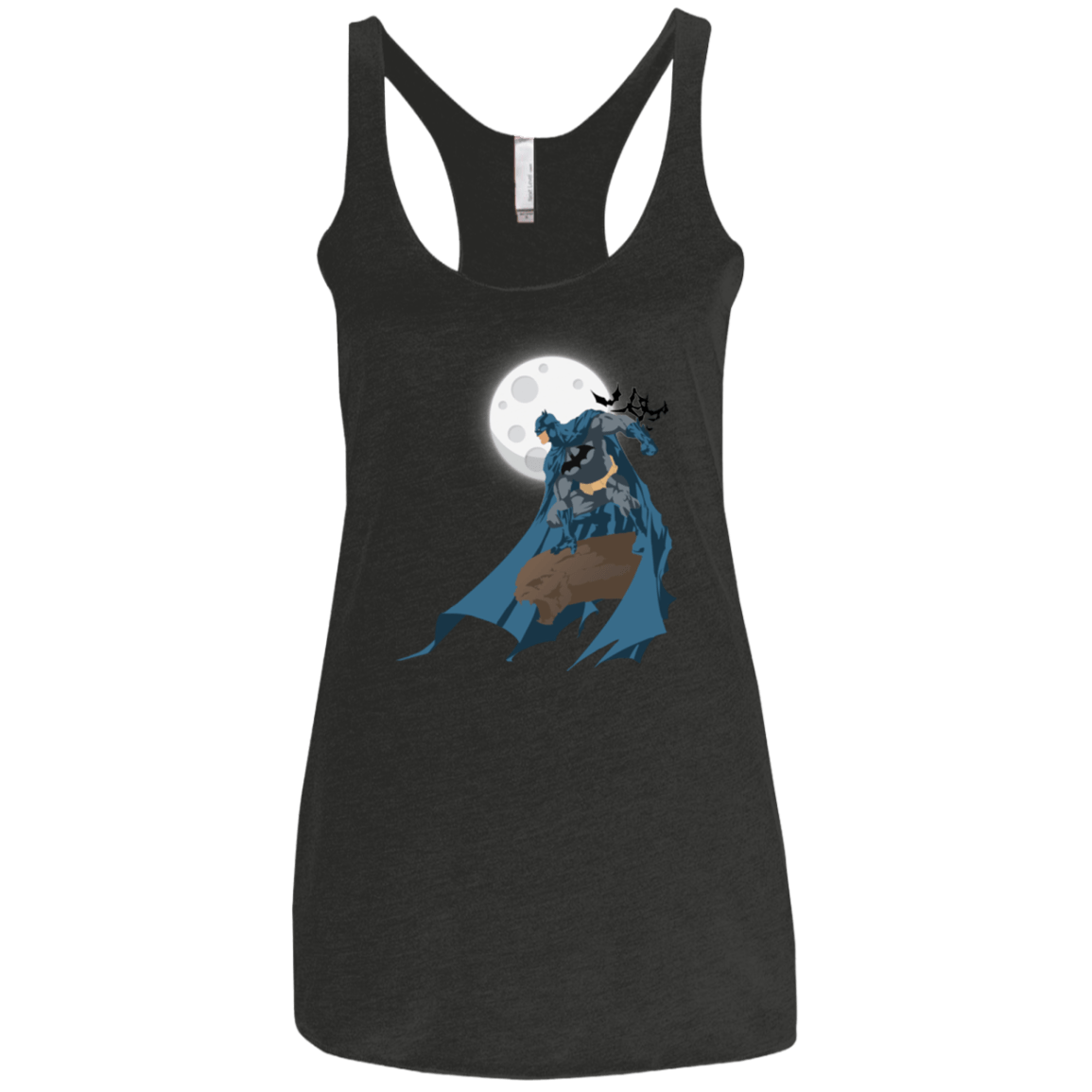 T-Shirts Vintage Black / X-Small Batman Women's Triblend Racerback Tank