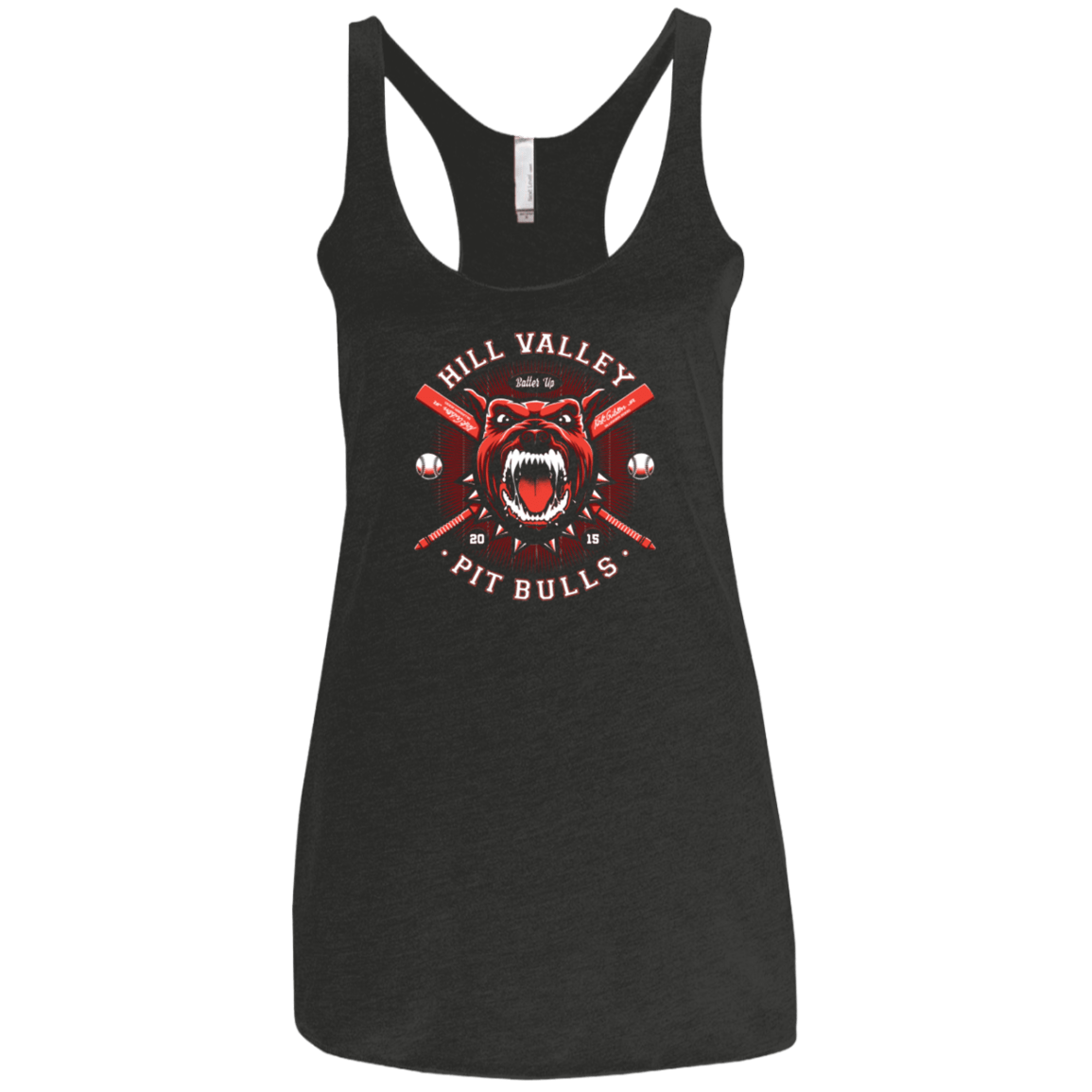T-Shirts Vintage Black / X-Small Batter Up Women's Triblend Racerback Tank