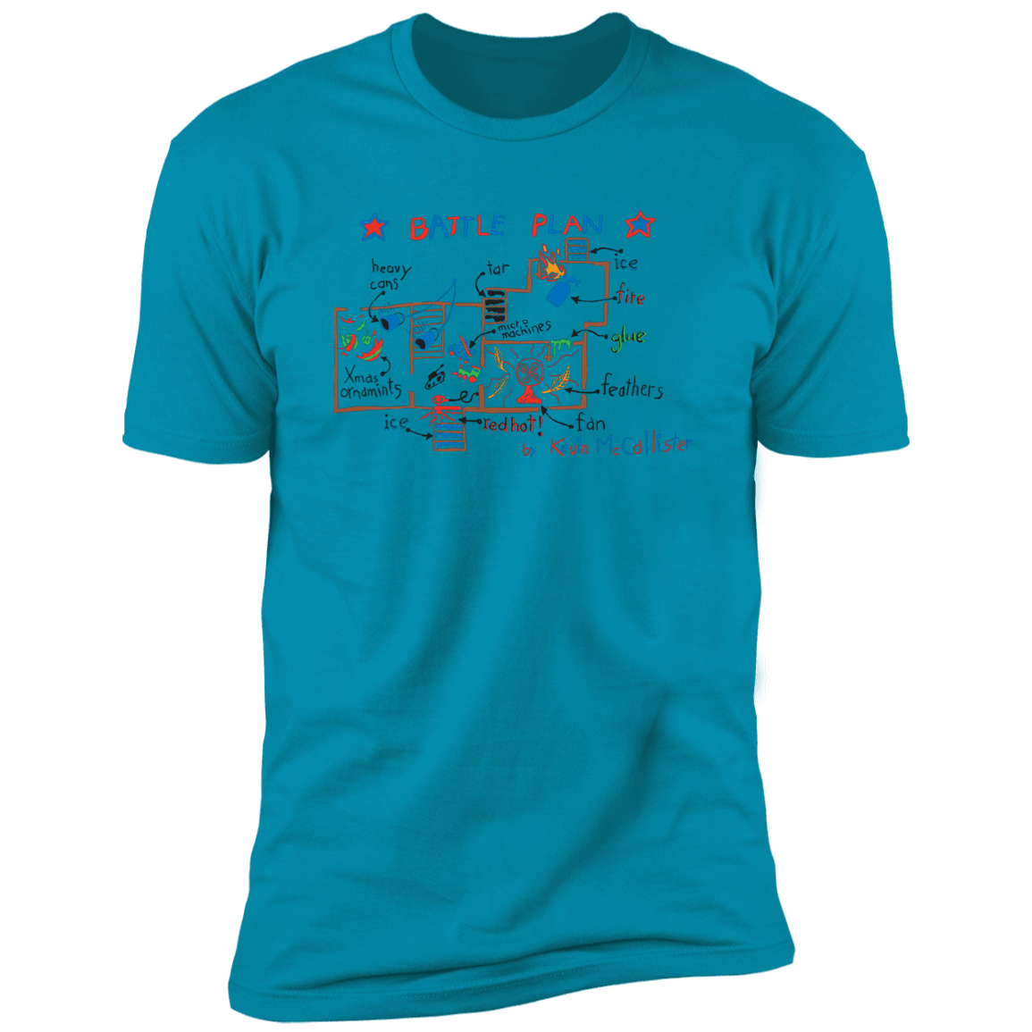 T-Shirts Turquoise / S Battle Plan Men's Premium T-Shirt