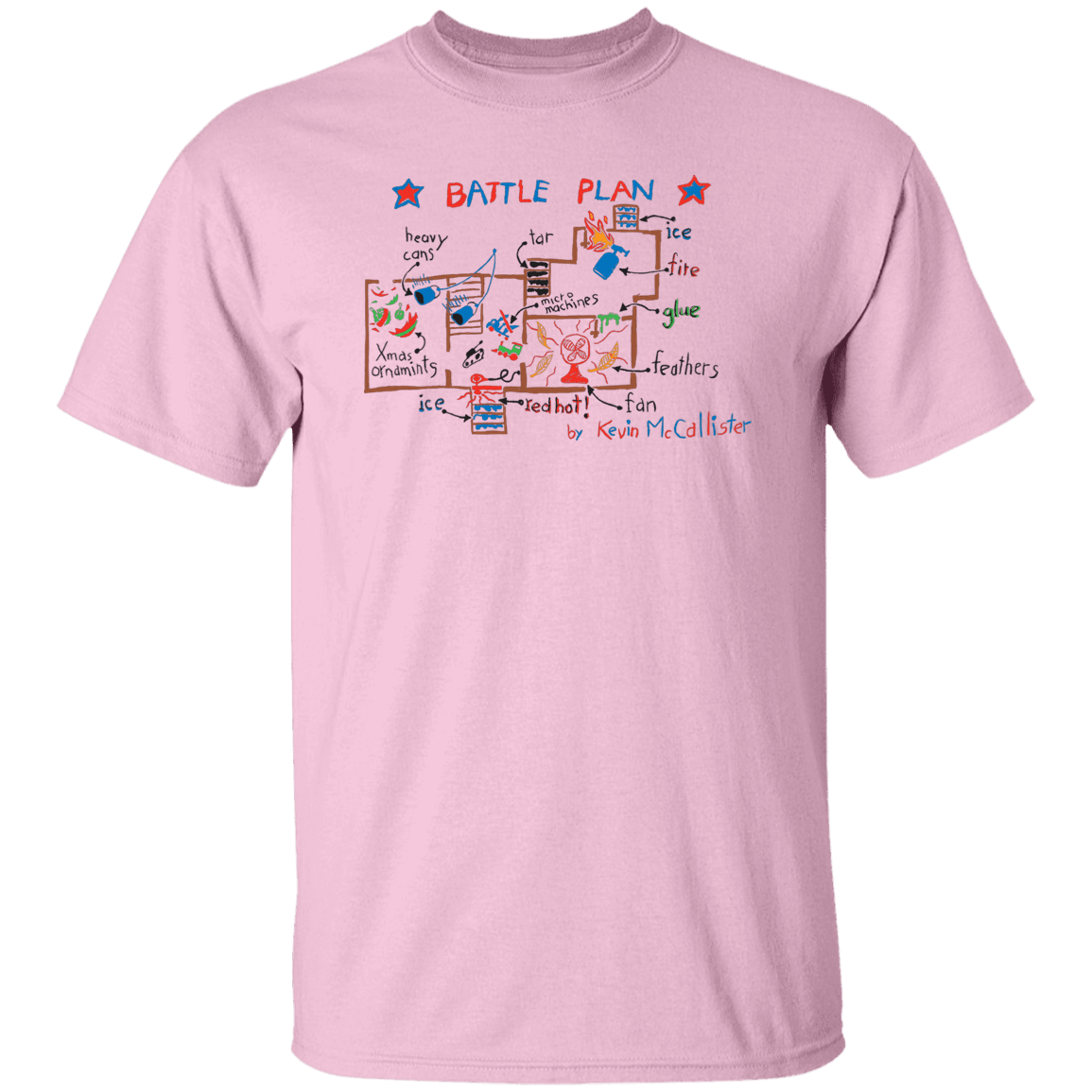T-Shirts Light Pink / S Battle Plan T-Shirt
