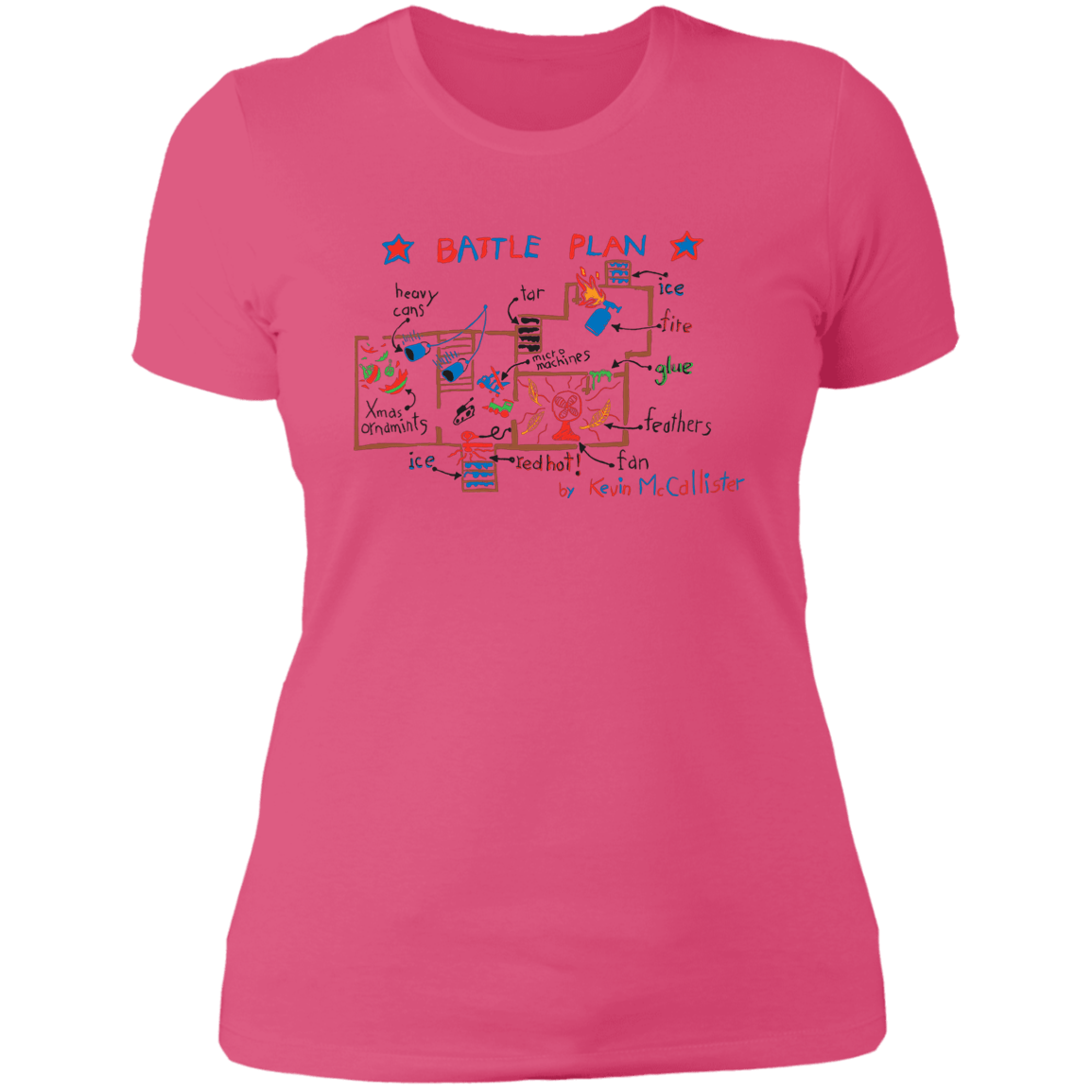T-Shirts Hot Pink / S Battle Plan Women's Premium T-Shirt