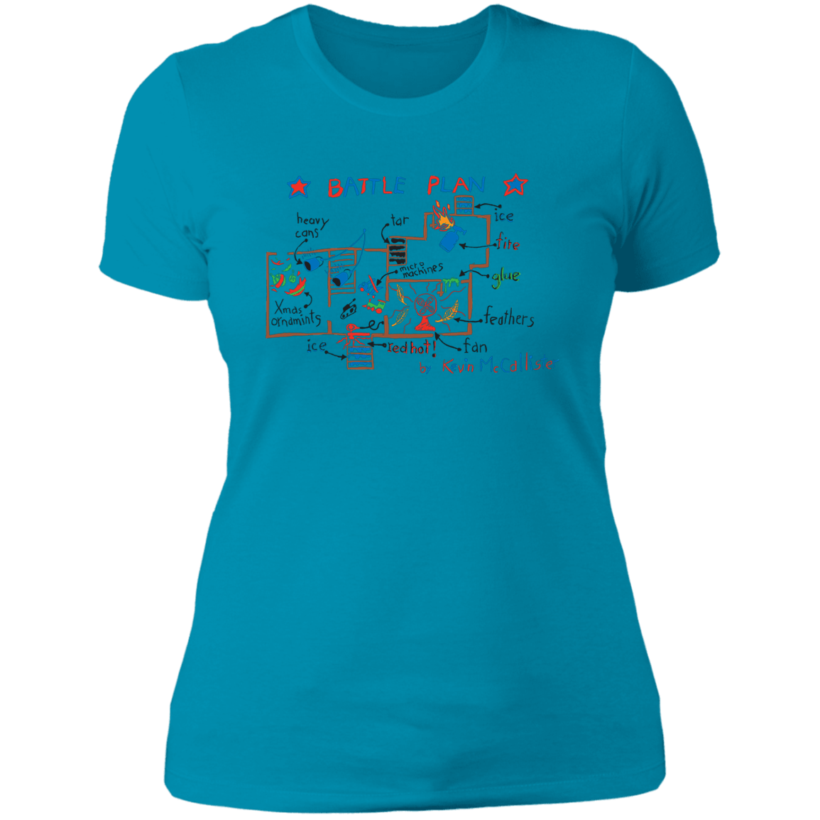 T-Shirts Turquoise / S Battle Plan Women's Premium T-Shirt