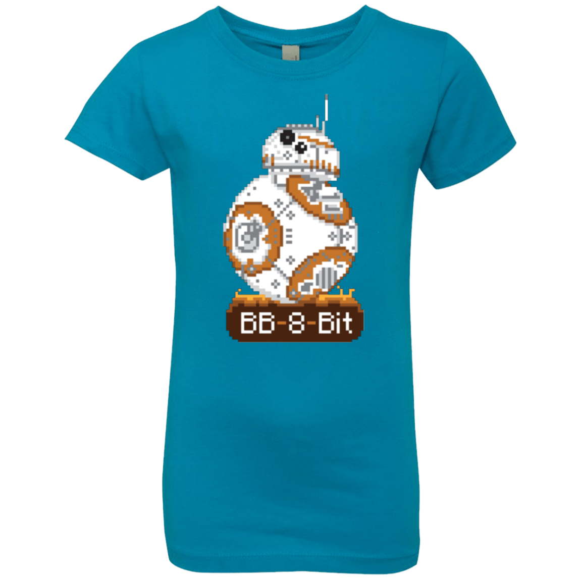 T-Shirts Turquoise / YXS BB8Bit Girls Premium T-Shirt