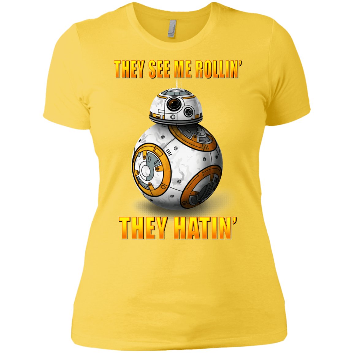 T-Shirts Vibrant Yellow / X-Small BB8TSMR Women's Premium T-Shirt
