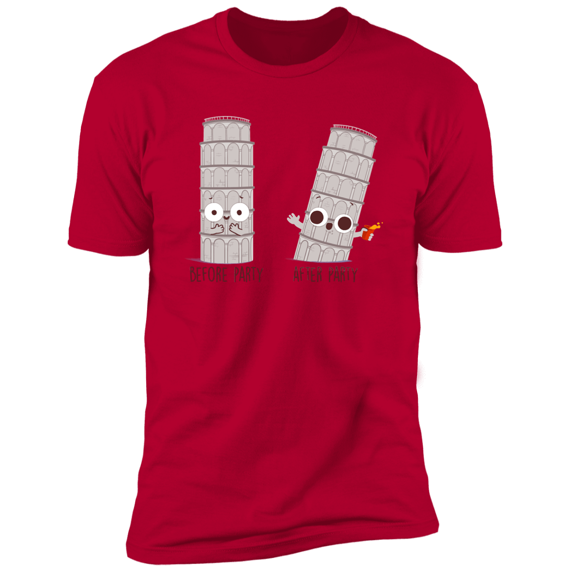 T-Shirts Red / S Before and After Party Men's Premium T-Shirt