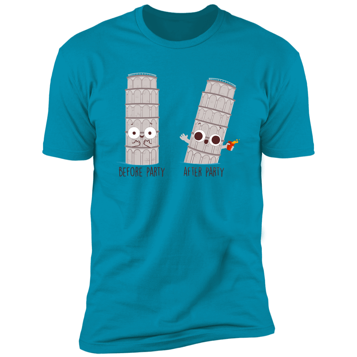 T-Shirts Turquoise / S Before and After Party Men's Premium T-Shirt