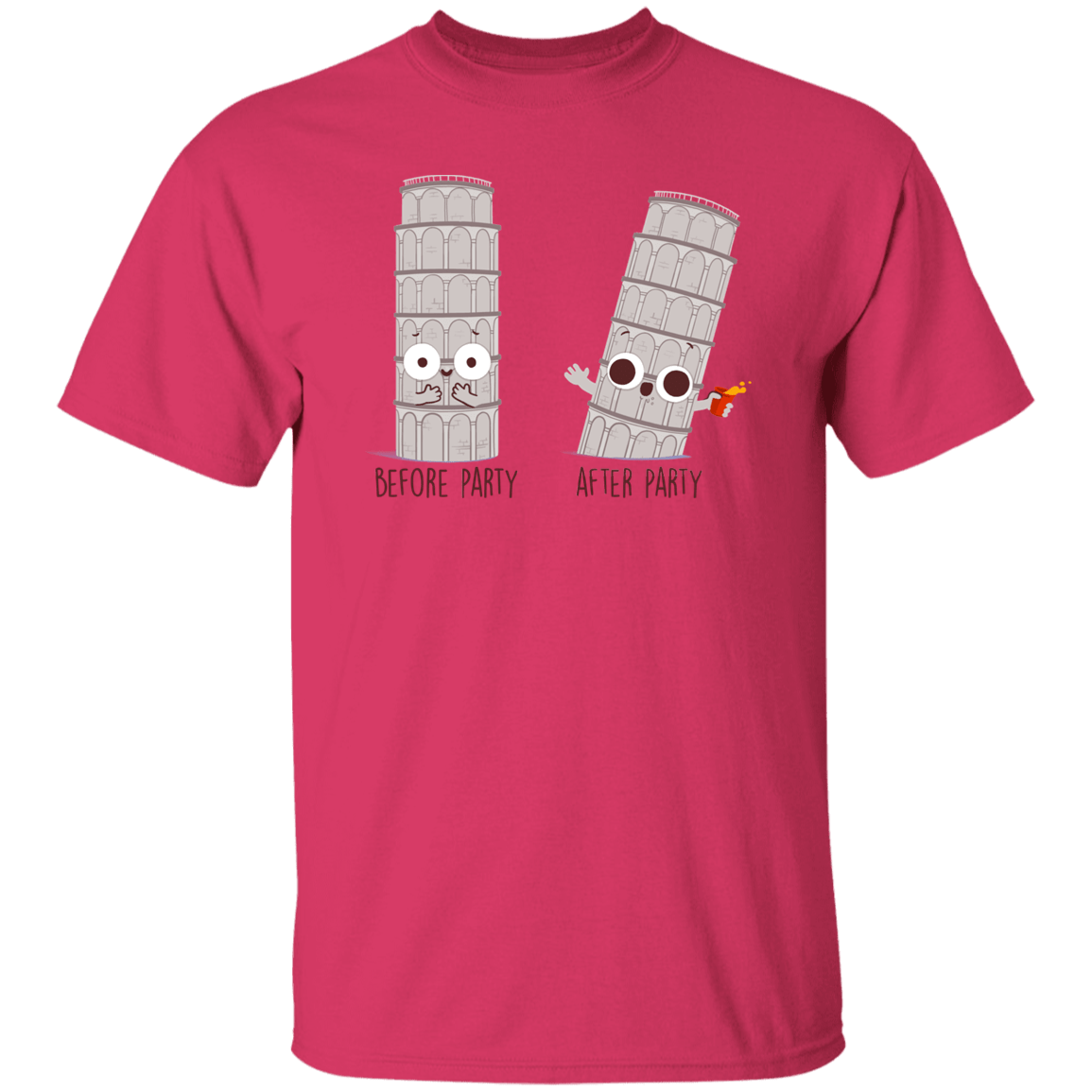 T-Shirts Heliconia / S Before and After Party T-Shirt