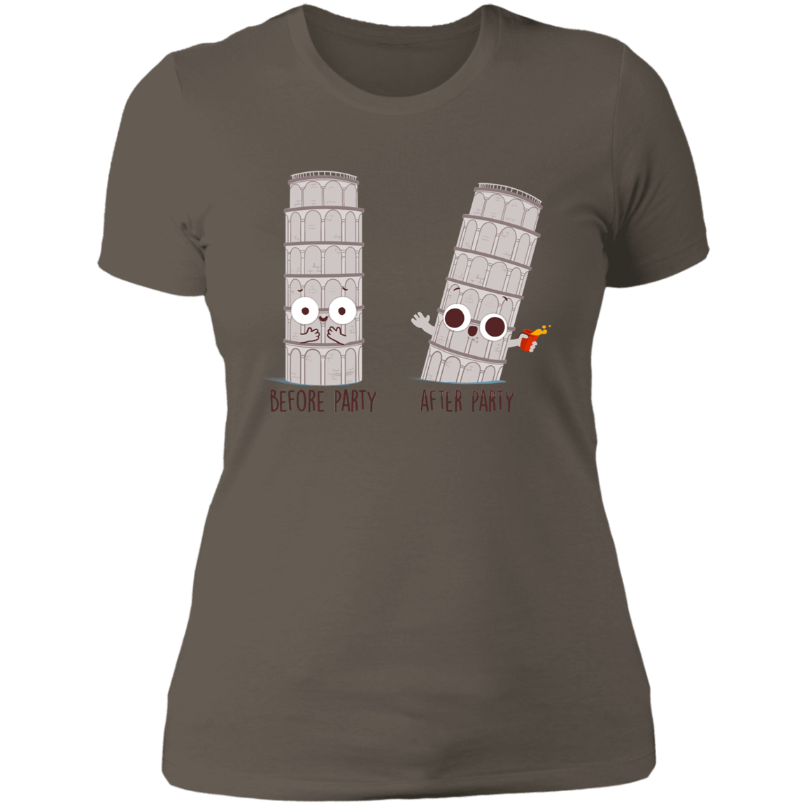 T-Shirts Warm Grey / S Before and After Party Women's Premium T-Shirt