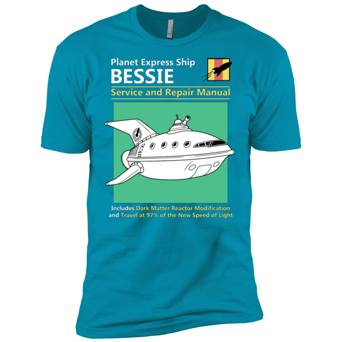 T-Shirts Turquoise / X-Small Bessie Service and Repair Manual Men's Premium T-Shirt