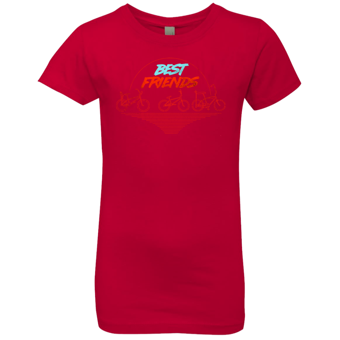 T-Shirts Red / YXS Best Friends Girls Premium T-Shirt