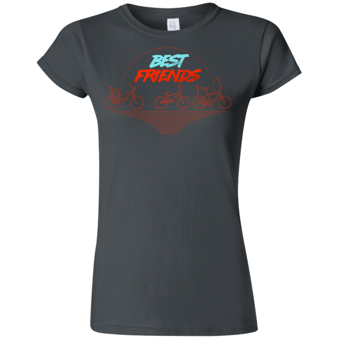 T-Shirts Charcoal / S Best Friends Junior Slimmer-Fit T-Shirt