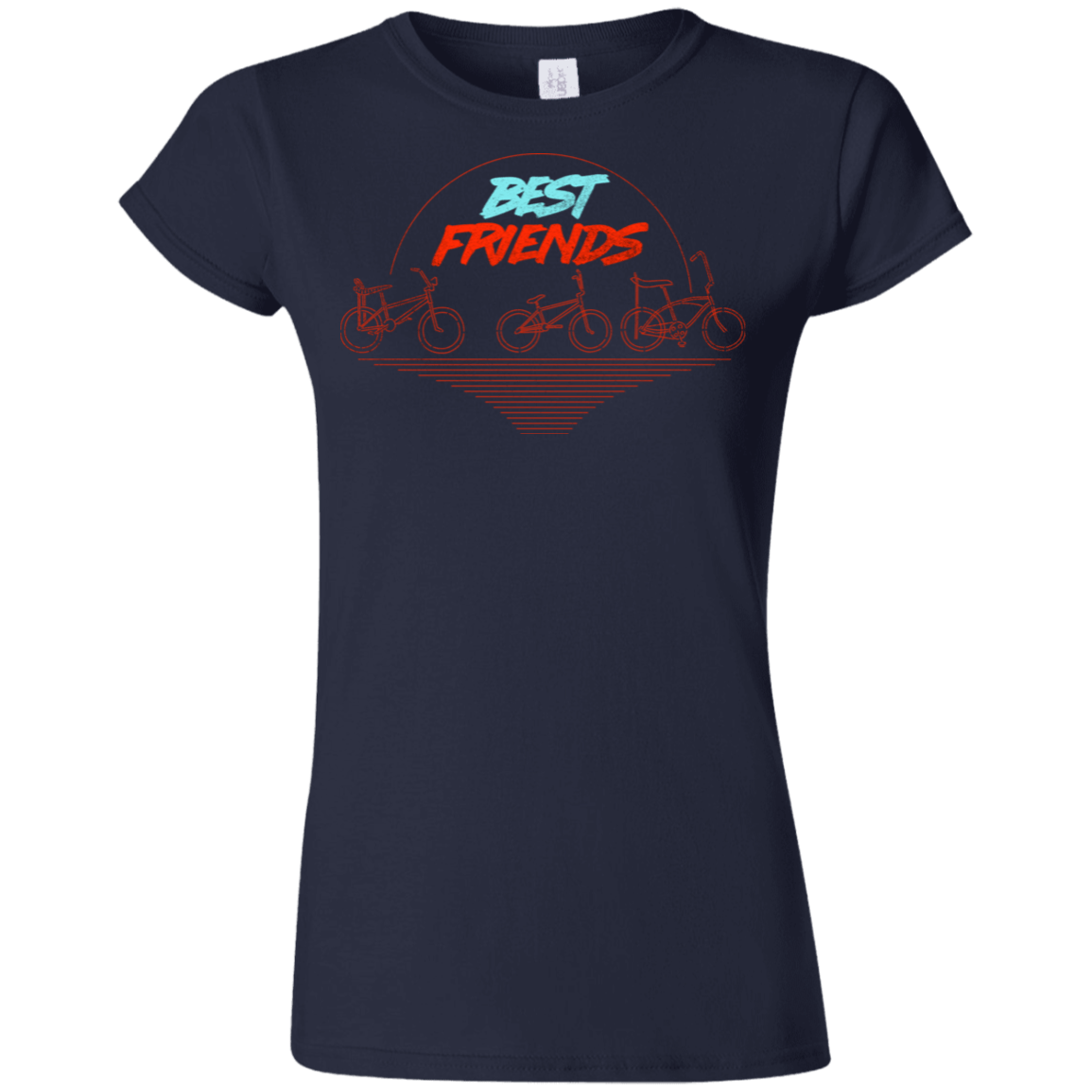 T-Shirts Navy / S Best Friends Junior Slimmer-Fit T-Shirt