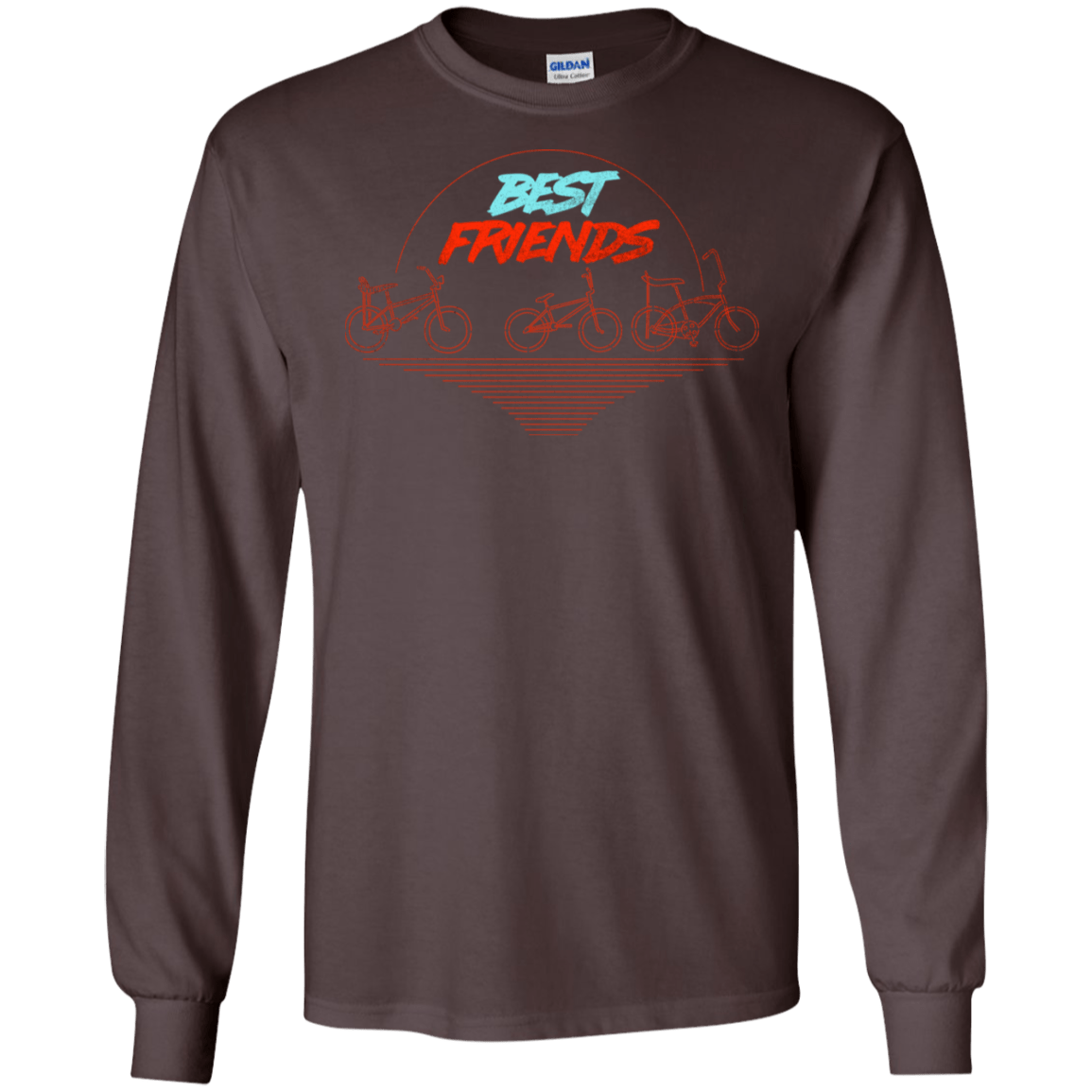 T-Shirts Dark Chocolate / S Best Friends Men's Long Sleeve T-Shirt
