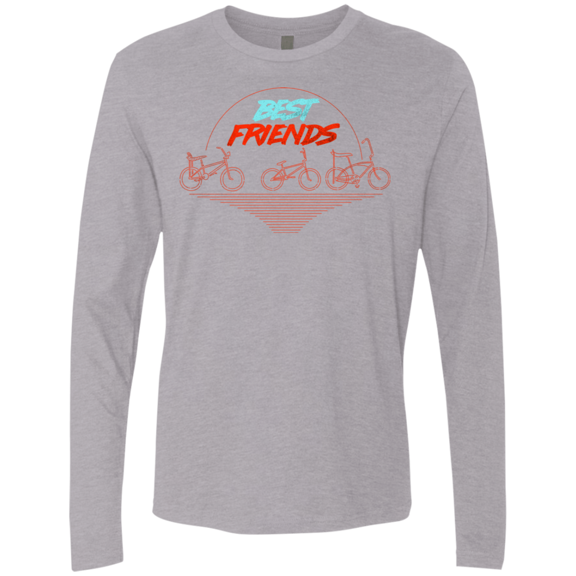 T-Shirts Heather Grey / S Best Friends Men's Premium Long Sleeve