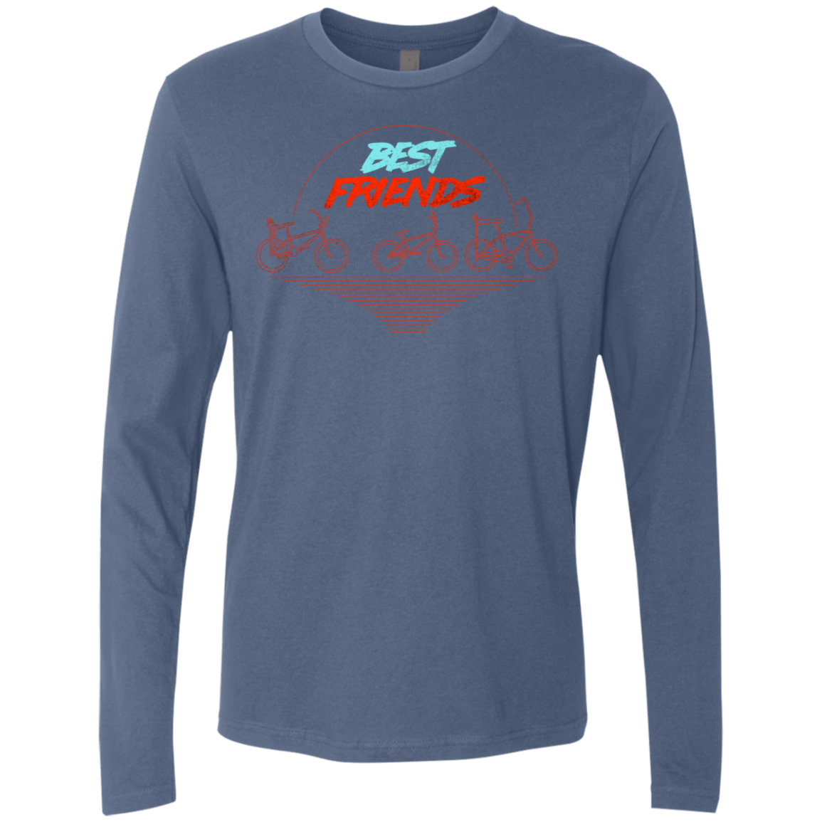 T-Shirts Indigo / S Best Friends Men's Premium Long Sleeve
