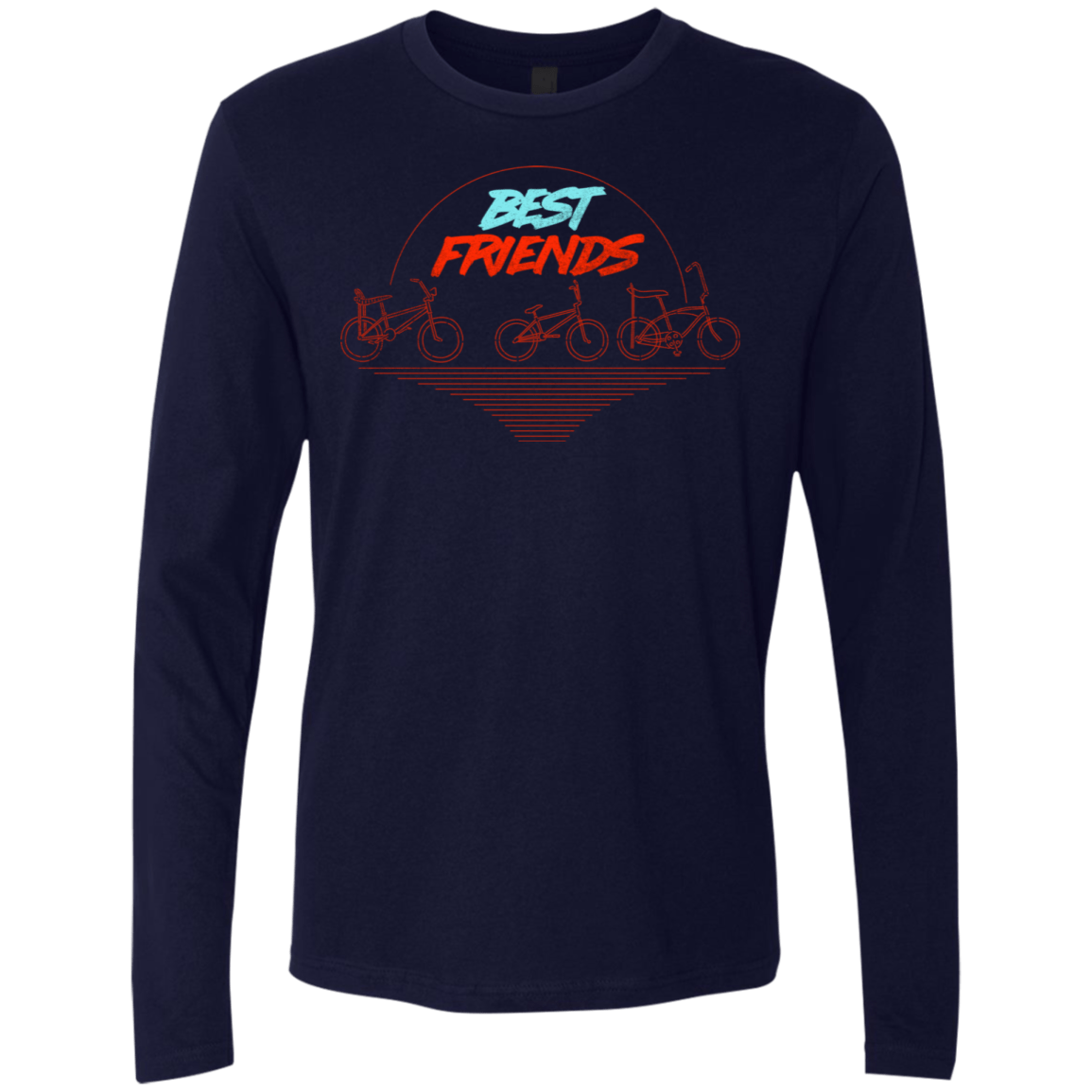 T-Shirts Midnight Navy / S Best Friends Men's Premium Long Sleeve