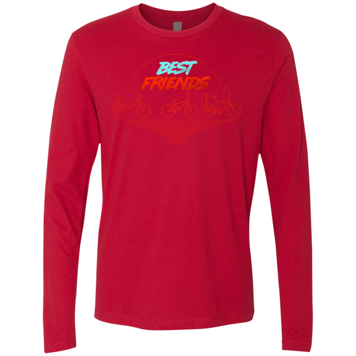T-Shirts Red / S Best Friends Men's Premium Long Sleeve
