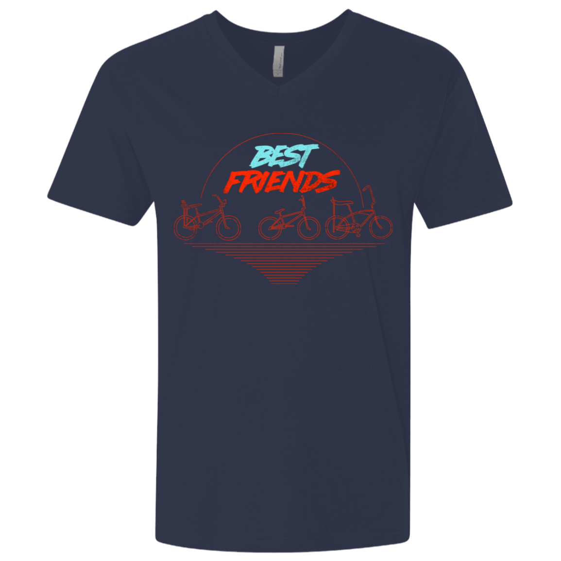 T-Shirts Midnight Navy / X-Small Best Friends Men's Premium V-Neck