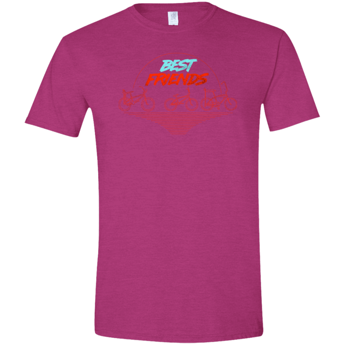 T-Shirts Antique Heliconia / S Best Friends Men's Semi-Fitted Softstyle