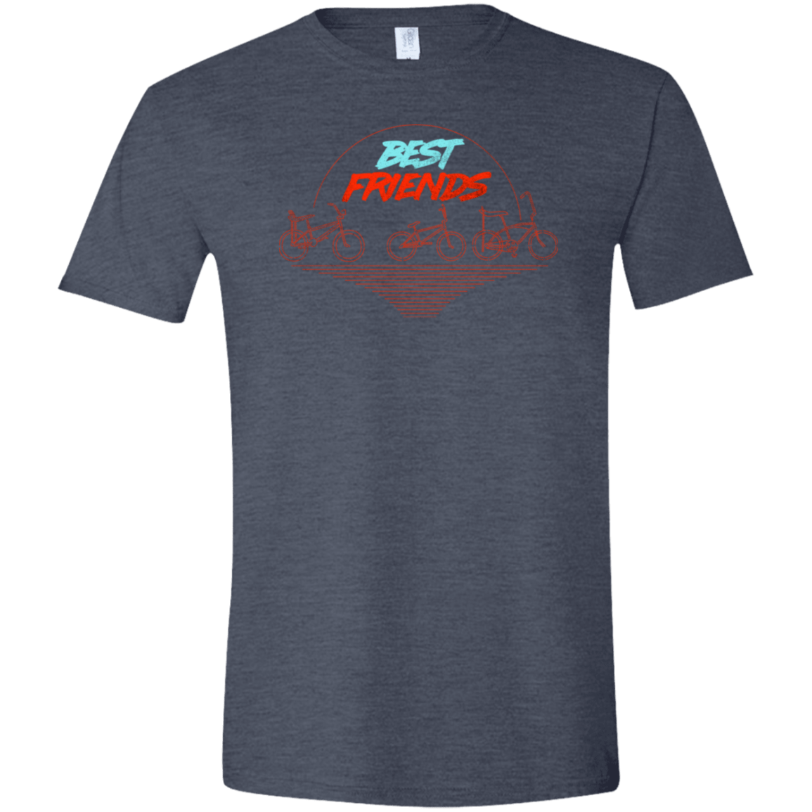 T-Shirts Heather Navy / S Best Friends Men's Semi-Fitted Softstyle