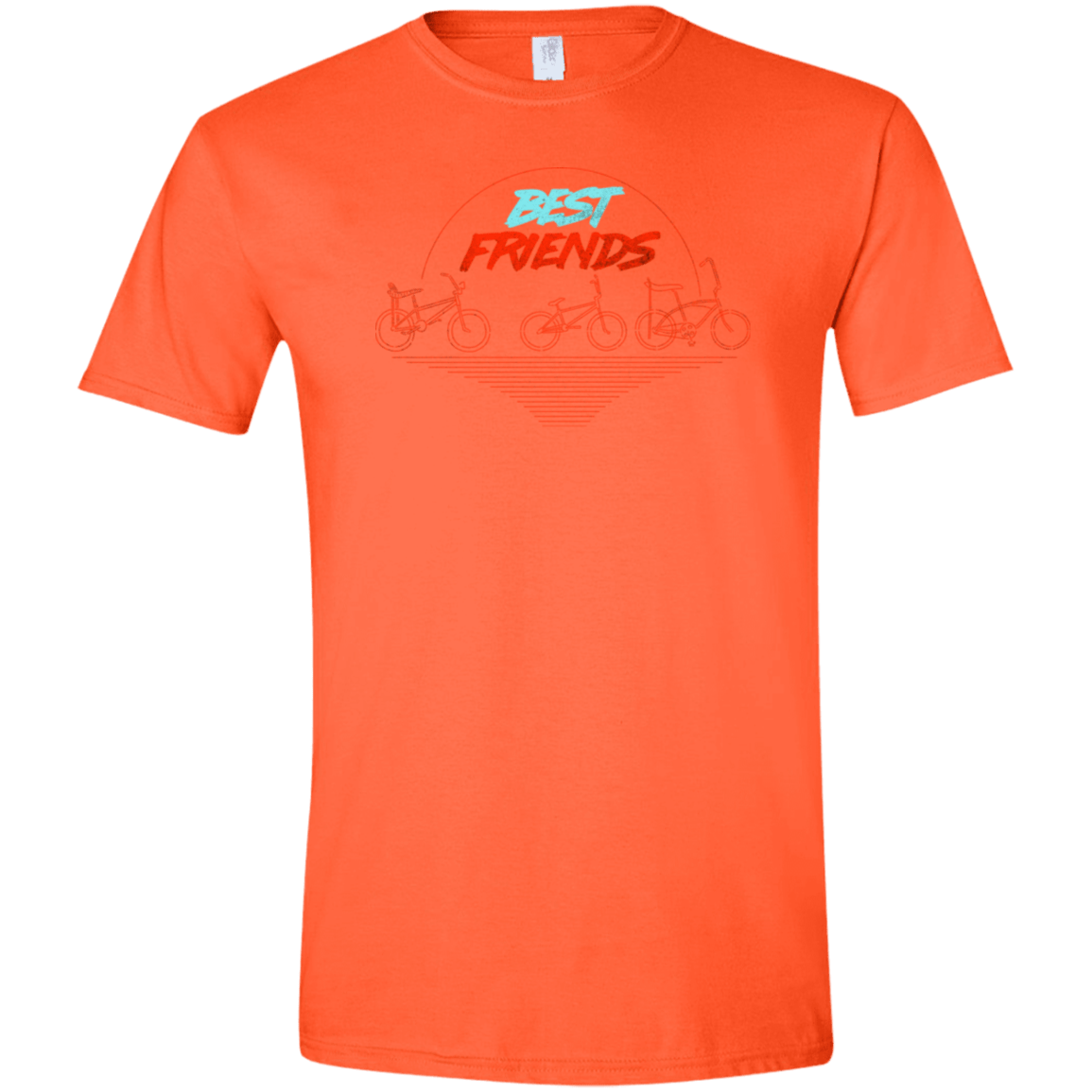 T-Shirts Orange / S Best Friends Men's Semi-Fitted Softstyle