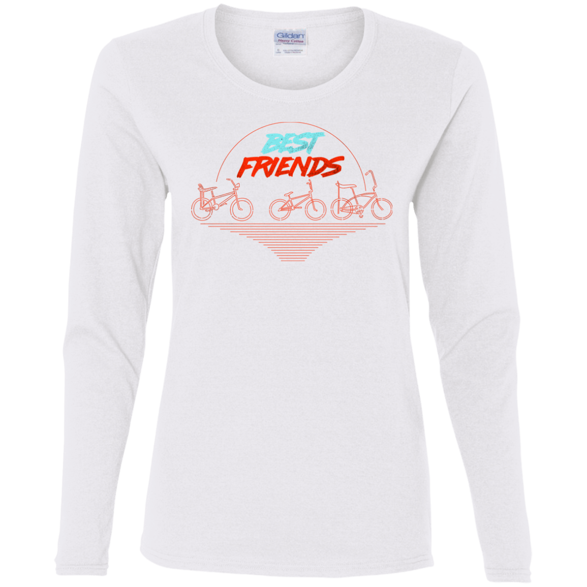 T-Shirts White / S Best Friends Women's Long Sleeve T-Shirt