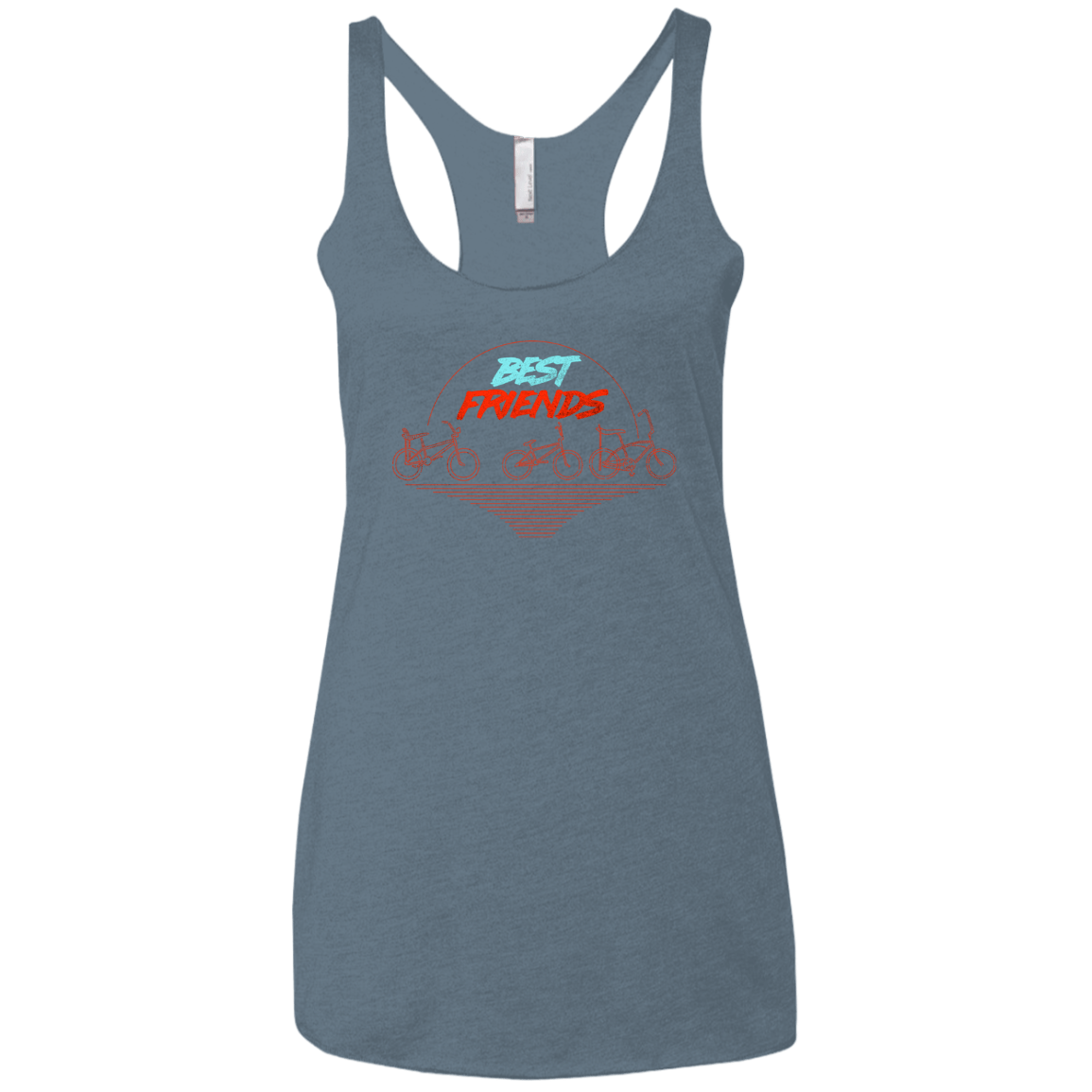 T-Shirts Indigo / X-Small Best Friends Women's Triblend Racerback Tank