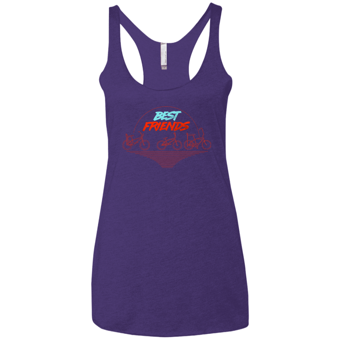 T-Shirts Purple Rush / X-Small Best Friends Women's Triblend Racerback Tank