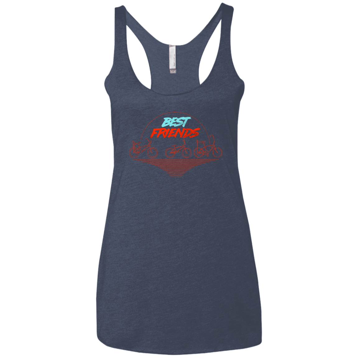 T-Shirts Vintage Navy / X-Small Best Friends Women's Triblend Racerback Tank
