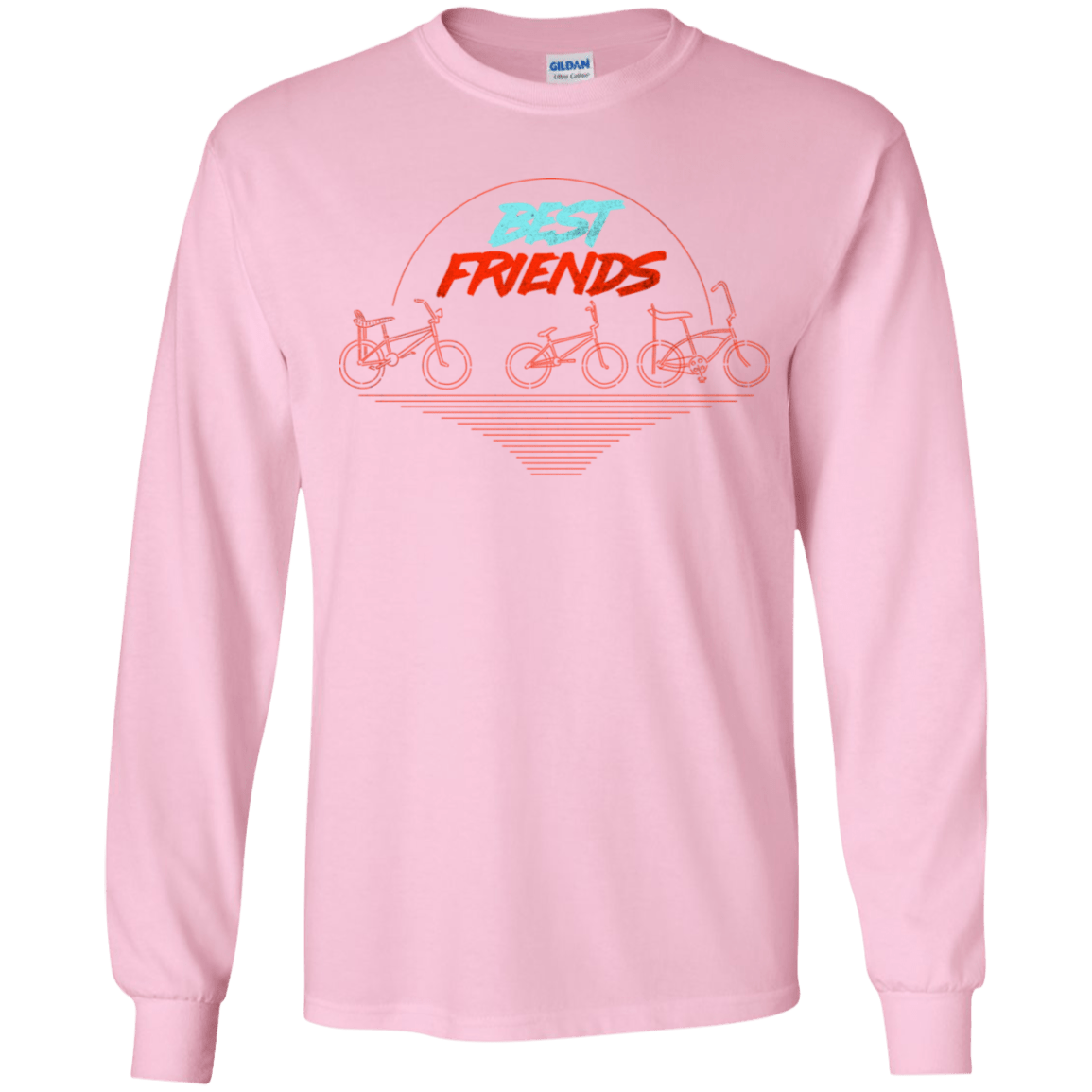 T-Shirts Light Pink / YS Best Friends Youth Long Sleeve T-Shirt