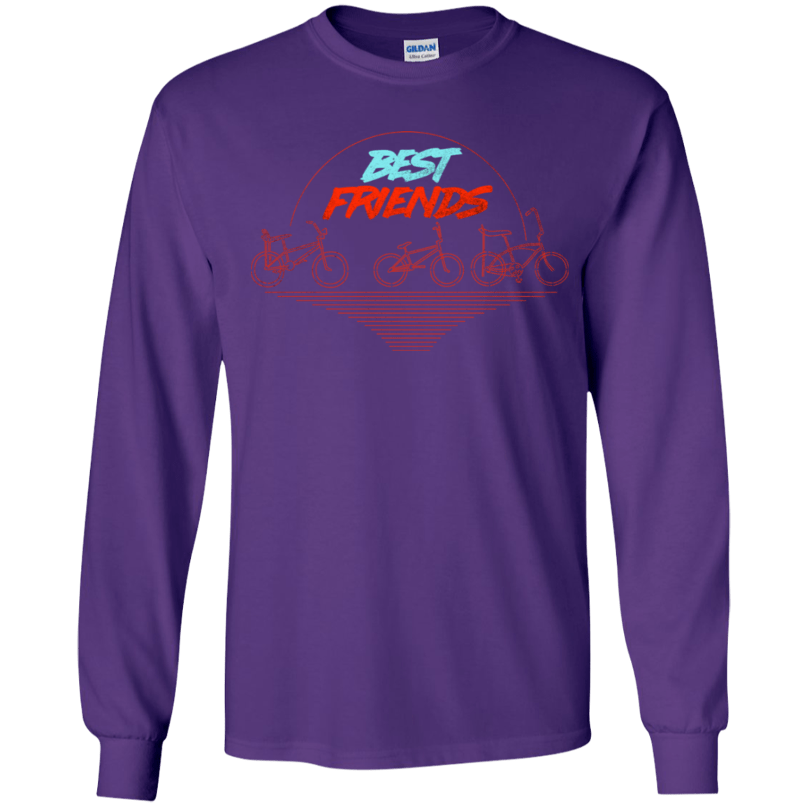 T-Shirts Purple / YS Best Friends Youth Long Sleeve T-Shirt