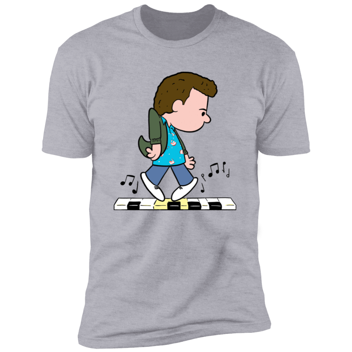 T-Shirts Heather Grey / S Big Sound Men's Premium T-Shirt